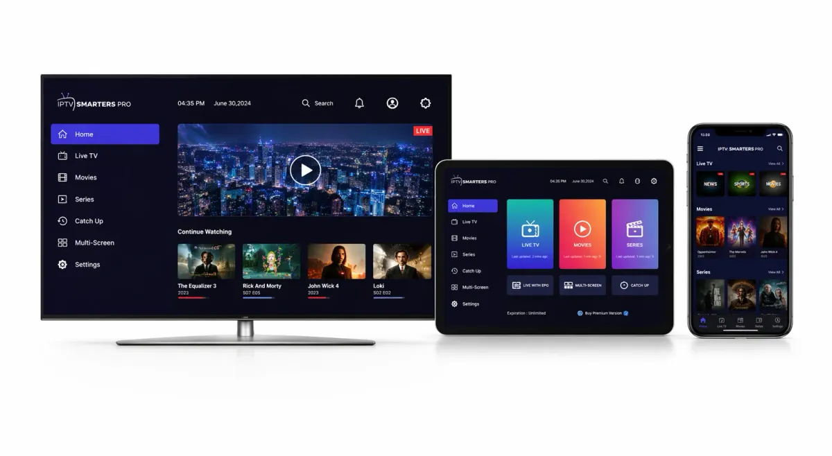 Main illustration for the 2026 guide to installing IPTV Smarters Pro on a Samsung Smart TV.