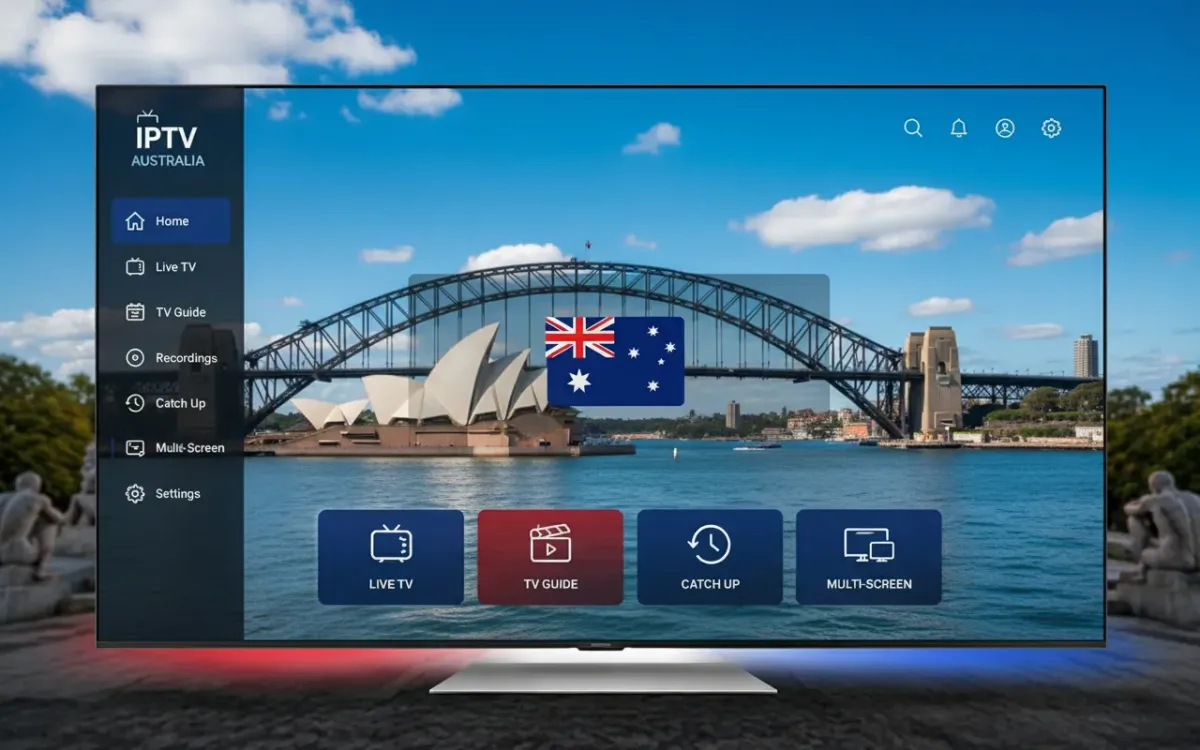 Main illustration for the 2026 guide to choosing an IPTV subscription in Australia.